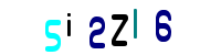 Blue Captcha Image