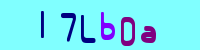 Blue Captcha Image