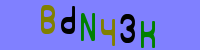Blue Captcha Image