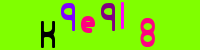 Blue Captcha Image