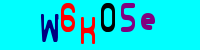 Blue Captcha Image