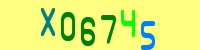 Blue Captcha Image
