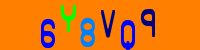 Blue Captcha Image