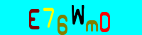 Blue Captcha Image