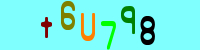 Blue Captcha Image
