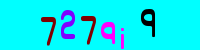 Blue Captcha Image