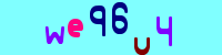 Blue Captcha Image