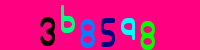 Blue Captcha Image