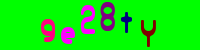Blue Captcha Image