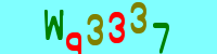 Blue Captcha Image
