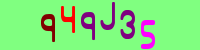 Blue Captcha Image