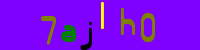 Blue Captcha Image
