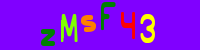 Blue Captcha Image