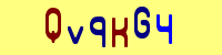 Blue Captcha Image