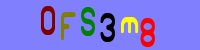Blue Captcha Image