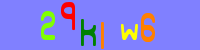 Blue Captcha Image