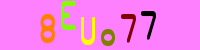 Blue Captcha Image