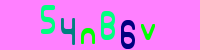 Blue Captcha Image