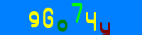 Blue Captcha Image