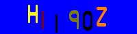 Blue Captcha Image