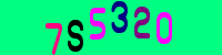 Blue Captcha Image