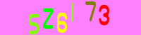 Blue Captcha Image