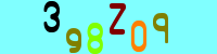 Blue Captcha Image
