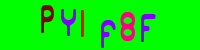 Blue Captcha Image