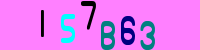 Blue Captcha Image