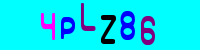 Blue Captcha Image