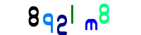 Blue Captcha Image