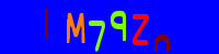 Blue Captcha Image