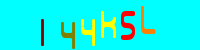Blue Captcha Image