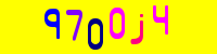 Blue Captcha Image