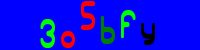 Blue Captcha Image