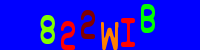 Blue Captcha Image