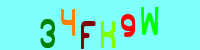 Blue Captcha Image