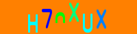 Blue Captcha Image