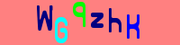 Blue Captcha Image