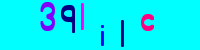 Blue Captcha Image