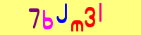 Blue Captcha Image