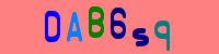 Blue Captcha Image