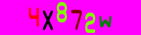 Blue Captcha Image