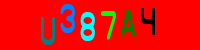 Blue Captcha Image