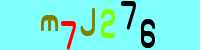 Blue Captcha Image
