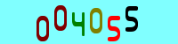 Blue Captcha Image