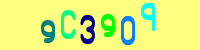 Blue Captcha Image