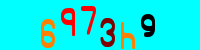 Blue Captcha Image