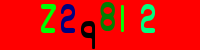 Blue Captcha Image