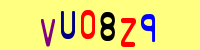 Blue Captcha Image
